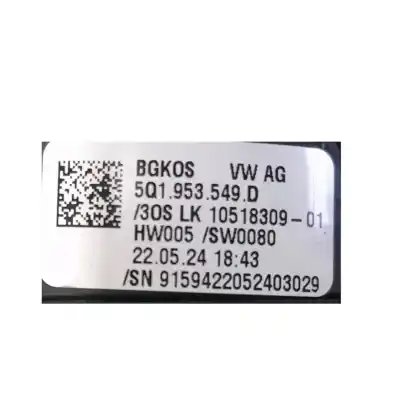 Автозапчастина б/у кільце піддушки безопасности для seat leon (kl1) 1.5 tsi посилання на oem iam 5q1953549d  