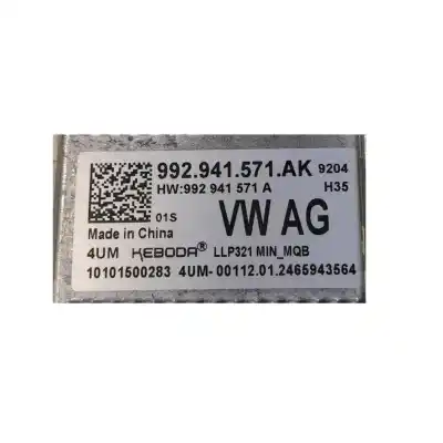 Автозапчастина б/у блок управління ксеноновими фарами для seat leon (kl1) 1.5 tsi посилання на oem iam 992941571ak  