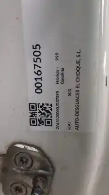 Автозапчасти б/у передний левый тормозной суппорт за fiat 500 (312_) 1.0 mild hybrid (312.ayd1b) ссылки oem iam 0000077368780  