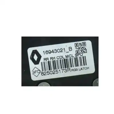 Second-hand car spare part rear right door lock for renault megane iv fastback (b9a/m/n_) 1.5 dci 110 (b9a3) oem iam references 825025173r  
