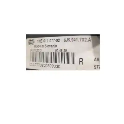 Автозапчасти б/у правая противотуманная фара за seat toledo iv (kg3) 1.6 tdi ссылки oem iam 6j9941702a  