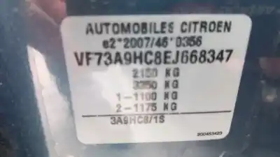 Автозапчасти б/у задний тормозной диск за citroen c4 picasso intensive ссылки oem iam 1609583080  