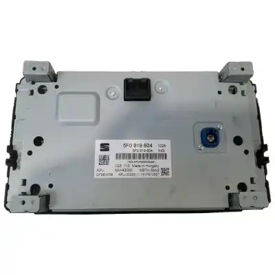 Автозапчастина б/у багатофункційний дисплей для seat leon st (5f8) 1.6 tdi посилання на oem iam 5f0919604  