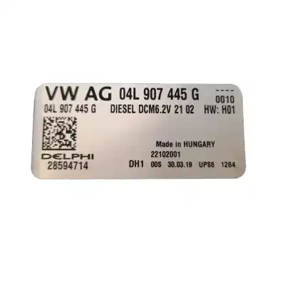 Автозапчасти б/у блок управления двигателем за seat leon st (5f8) 1.6 tdi ссылки oem iam 04l907445g  