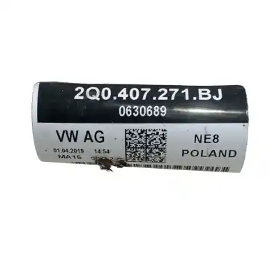 Peça sobressalente para automóvel em segunda mão transmissão dianteira esquerda por seat ibiza v (kj1, kjg) 1.0 mpi referências oem iam 2q0407271bj  