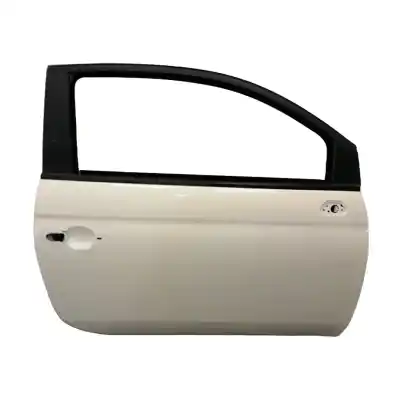 Peça sobressalente para automóvel em segunda mão porta dianteira direita por fiat 500 (312_) 1.0 mild hybrid (312.ayd1b) referências oem iam 0000052136362