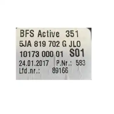 Автозапчасти б/у аэратор за skoda rapid (nh3, nk3, nk6) 1.2 tsi ссылки oem iam 5ja819702   Автозапчасти б/у аэратор за skoda rapid (nh3, nk3, nk6) 1.2 tsi ссылки oem iam 5ja819702