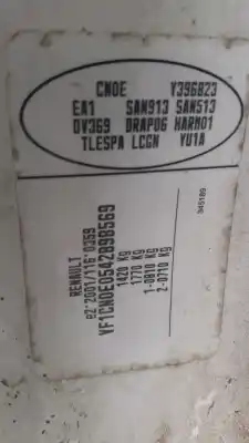 Second-hand car spare part  for RENAULT TWINGO II (CN0_)  OEM IAM references 7701067872  
