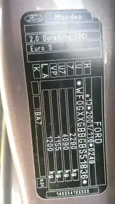Автозапчасти б/у ЧИСТЫЙ ДЕПОЗИТ за FORD MONDEO IV TURNIER (BA7)  ссылки OEM IAM 1673740  