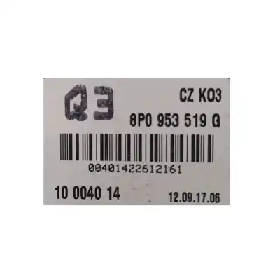 Автозапчастина б/у команда чистити для audi tt (8j3) 1.8 tfsi посилання на oem iam 8p0953519g