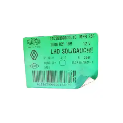 Автозапчасти б/у левая фара за renault fluence (l3) desde 11/2009 fluence z.e. dynamique ссылки oem iam 260602119r