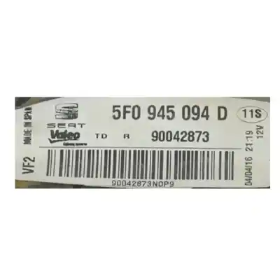 Автозапчасти б/у правый задний фонарь за seat leon st (5f8) 1.6 tdi ссылки oem iam 5f0945094d  