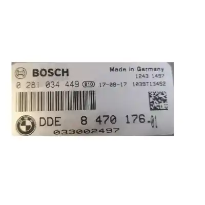 Автозапчастина б/у ебу контролер двигуна для bmw 3 (f30, f80) 318 d посилання на oem iam 847017601  