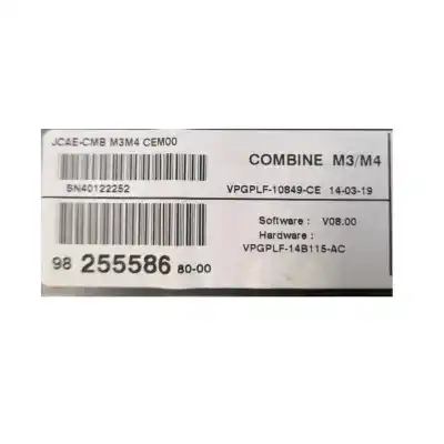 Second-hand car spare part dashboard for citroen c-elysee (dd_) 1.5 bluehdi 100 oem iam references 9825558680  