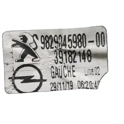 Автозапчасти б/у регулятор стекла заднего левого за opel corsa f 1.2 (68) ссылки oem iam 9829045980  