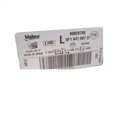 Автозапчастина б/у ліва фара для seat leon st (5f8) 2.0 tdi 4drive посилання на oem iam 5f1941007d  