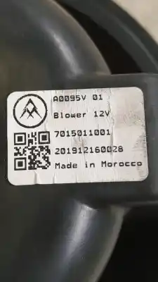 Автозапчасти б/у отопительный двигатель за opel corsa f 1.2 (68) ссылки oem iam 7015011001  