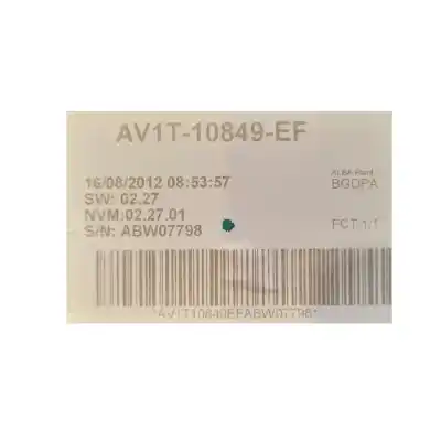 Автозапчасти б/у приборная доска за ford b-max van (jk) 1.0 ecoboost ссылки oem iam av1t10849ef   Автозапчасти б/у приборная доска за ford b-max van (jk) 1.0 ecoboost ссылки oem iam av1t10849ef