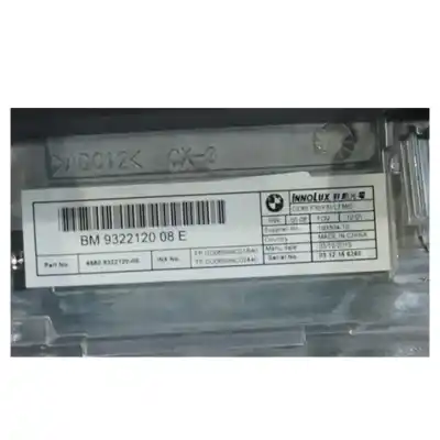 Peça sobressalente para automóvel em segunda mão display gps / multimídia por bmw 4 descapotable (f33, f83) 420 d referências oem iam 932212008e  