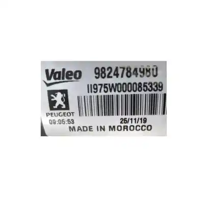 Автозапчасти б/у мотор переднего стеклоочистителя за peugeot 2008 ii (ud_, us_, uy_, uk_) 1.2 puretech 130 ссылки oem iam 9824784980  