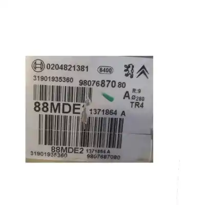 Second-hand car spare part brake servo for ds ds 4 ii (f_, fb_, f3_) bluehdi 130 (fbyhzt) oem iam references 9807687080  