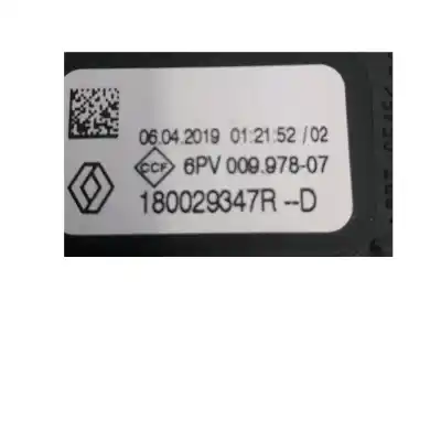 Автозапчастина б/у педаль акселератора для renault captur i (j5_, h5_) 1.5 dci 90 посилання на oem iam 180029347r  18 00 293 47r renault, 18 00 293 47r renault, 18 00 293 47r renault trucks