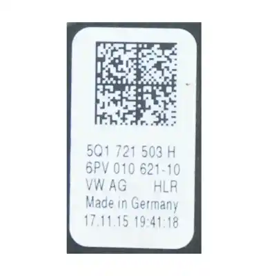 Second-hand car spare part accelerator pedal for seat leon st (5f8) 1.6 tdi oem iam references 5q1721503h  