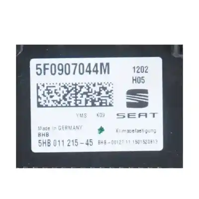 Pezzo di ricambio per auto di seconda mano controllo climatico per seat leon st (5f8) 1.6 tdi riferimenti oem iam 5f0907044m  