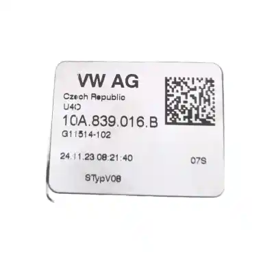 Автозапчастина б/у замок заднього правого дверя для seat arona (kj7, kjp) 1.0 tsi посилання на oem iam 10a839016b  