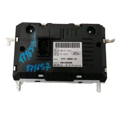 Second-hand car spare part multifunction display for ford fiesta vi (cb1, ccn) 1.5 tdci oem iam references 2019477  