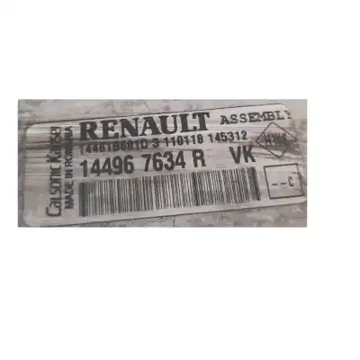 Second-hand car spare part intercooler for dacia logan mcv ii 1.5 dci oem iam references 144967634r  