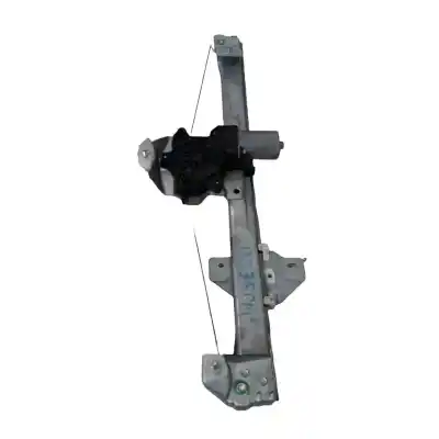 Second-hand car spare part rear right window regulator for dacia lodgy (js_) 1.6 lpg oem iam references 827202127r  