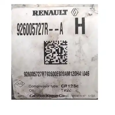 Second-hand car spare part air conditioning compressor for dacia lodgy (js_) 1.6 lpg oem iam references 926005727r  