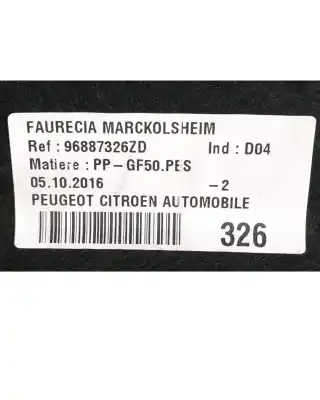 Автозапчасти б/у задний поддон за ds ds 4 / ds 4 crossback (nx_) 1.6 bluehdi 120 ссылки oem iam 8342kh  