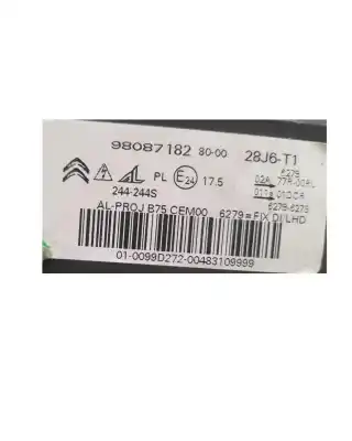 Автозапчасти б/у левая фара за ds ds 4 / ds 4 crossback (nx_) 1.6 bluehdi 120 ссылки oem iam 1613381980  