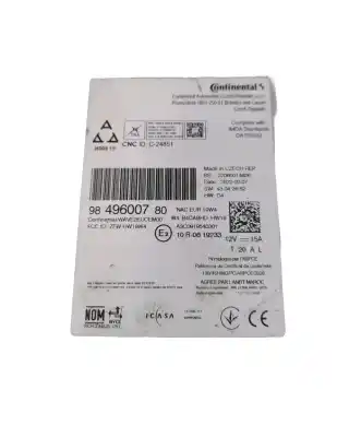 Second-hand car spare part multifunction display for citroen c4 feel pack oem iam references 984045648001  