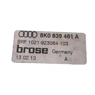 Автозапчасти б/у регулятор стекла заднего левого за audi a4 b8 (8k2) 2.0 tdi ссылки oem iam 8k0839461a  