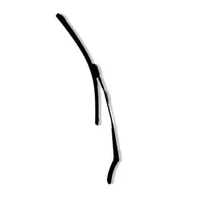 Second-hand car spare part front right windshield wiper arm for ford focus iv (hn) 1.0 ecoboost mhev oem iam references 2206251