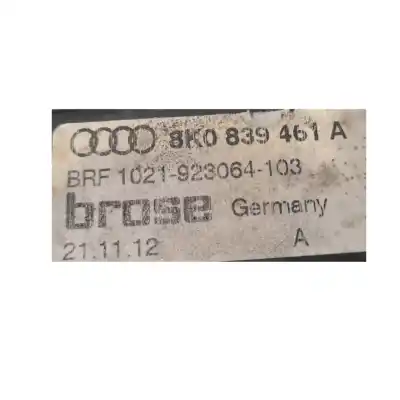 Автозапчасти б/у регулятор стекла заднего левого за audi a4 b8 (8k2) 2.0 tdi ссылки oem iam 8k0839461a  