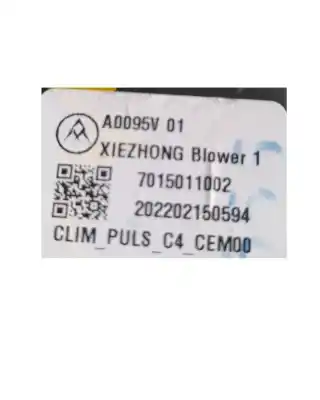 Peça sobressalente para automóvel em segunda mão motor de sofagem por citroen c4 feel pack referências oem iam 9840566480  