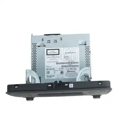 Second-hand car spare part audio system / radio cd for skoda octavia iii (5e3, nl3, nr3) 1.6 tdi oem iam references 5e0035875  