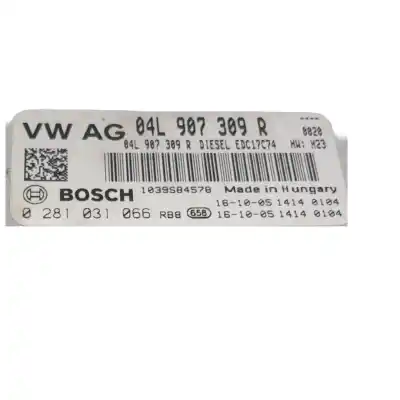 Автозапчасти б/у блок управления двигателем за seat leon st (5f8) 2.0 tdi ссылки oem iam 04l907309r  