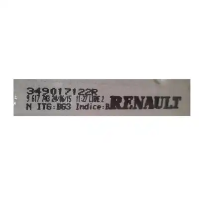 Автозапчастина б/у коробка передач для renault clio iv expression посилання на oem iam 349017122r  