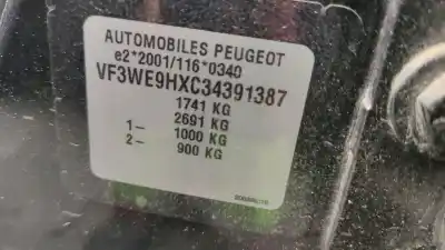 Second-hand car spare part left front power window switch for peugeot 207/207+ (wa_, wc_) 1.6 hdi oem iam references 6554qa  