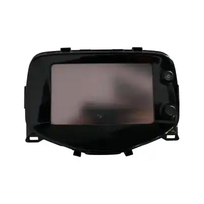Peça sobressalente para automóvel em segunda mão sistema de áudio / rádio cd por peugeot 108 1.2 referências oem iam b001156580