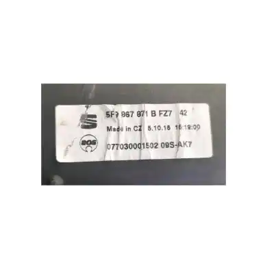 Автозапчастина б/у задній лоток для seat leon st (5f8) 2.0 tdi посилання на oem iam 5f9867871b  