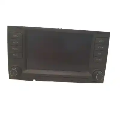 Peça sobressalente para automóvel em segunda mão display gps / multimídia por seat leon st (5f8) 1.6 tdi referências oem iam 5f0919604e