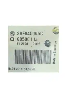 Автозапчасти б/у левый задний фонарь за volkswagen passat b6 variant (3c5) 1.6 tdi ссылки oem iam 3af945095c  