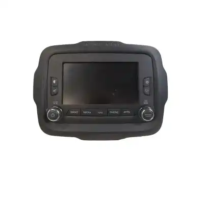 Peça sobressalente para automóvel em segunda mão sistema de áudio / rádio cd por jeep renegade suv (bu, b1, bv) 2.0 crd 4x4 referências oem iam 0000735655937