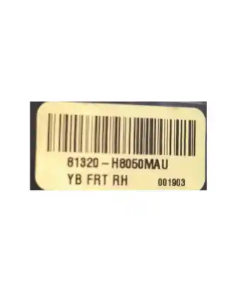 Автозапчастина б/у замок передній праві двері для kia stonic (yb) 1.0 t-gdi eco-dynamics+ посилання на oem iam 81320h8050  